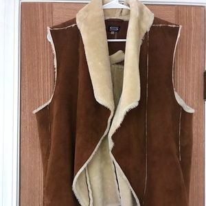 Sioni Faux Suede fur Vest Jacket